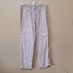 Roots Linen Drawstring Pants